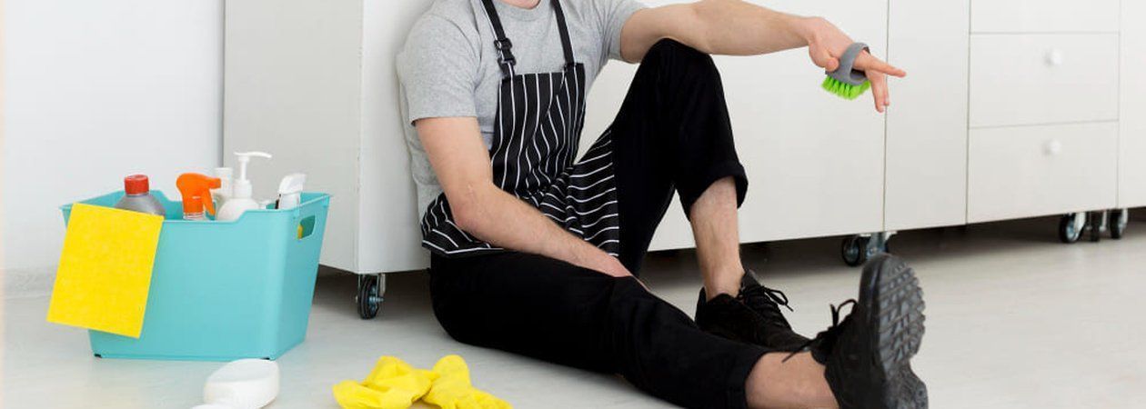 gietvloer schoonmaken azijn