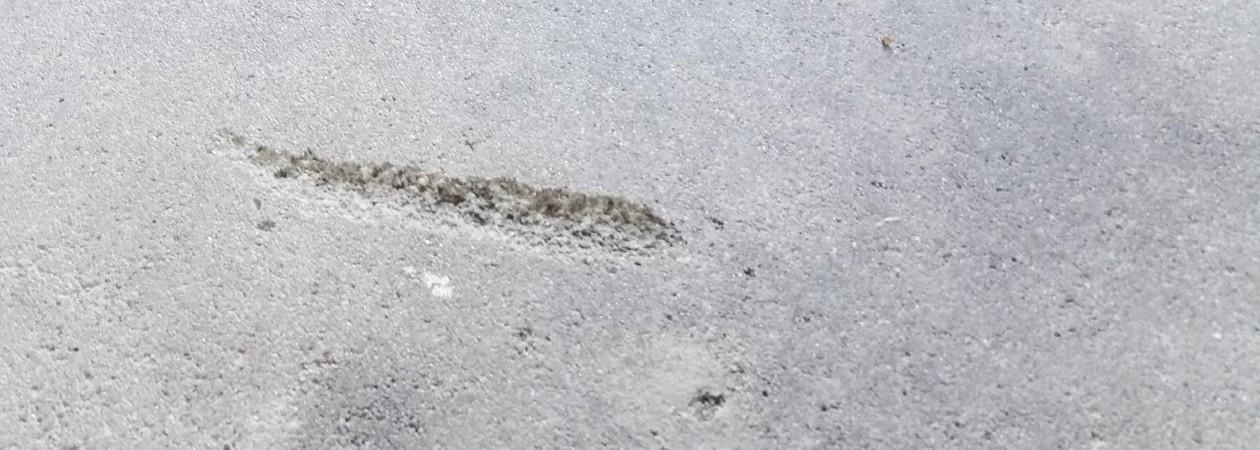 Beschadiging aan de ondervloer