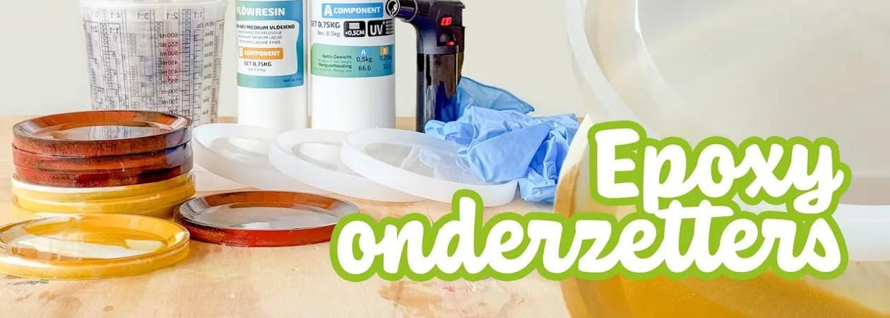 Zelf epoxy onderzetters maken