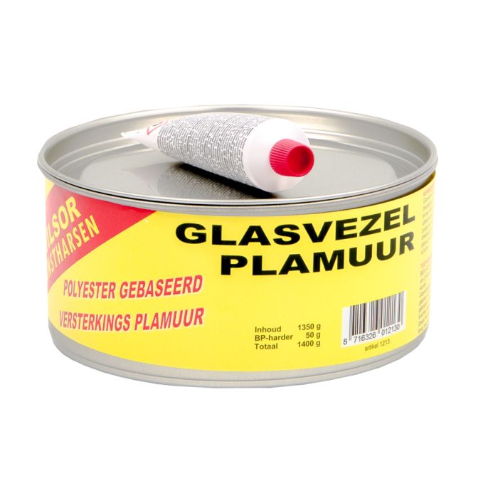 Glasvezelplamuur set 1.40 kg main product photo