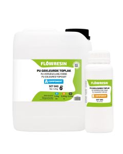 FLOW RESIN PU Gekleurde Toplak