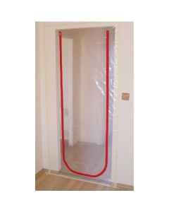 Stofstop afsluitfolie met rits 2500x1100mm