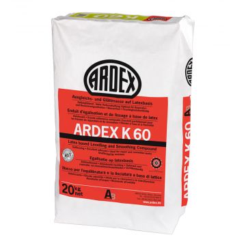 Ardex K60 Egalisatie op latexbasis A+B