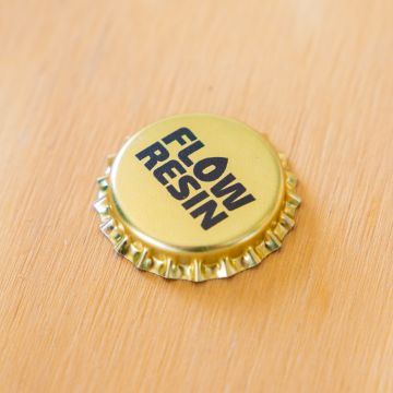 FLOW RESIN Bierdopje voor Epoxy giethars Bierdopjestafel 