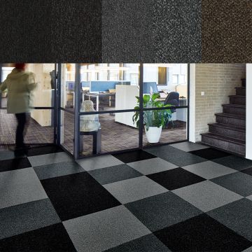 Forbo Coral Classic tapijttegels entreemat Epoxywinkel