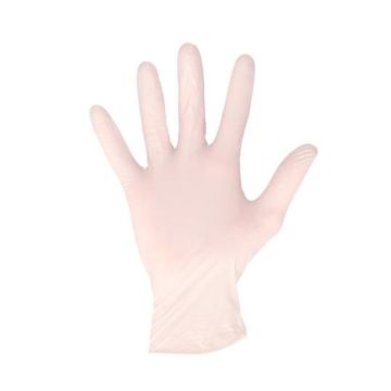 Witte soft nitril handschoen
