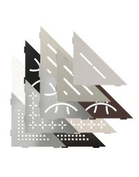 Schlüter-SHELF-E-S1 planchet voor hoekinbouw