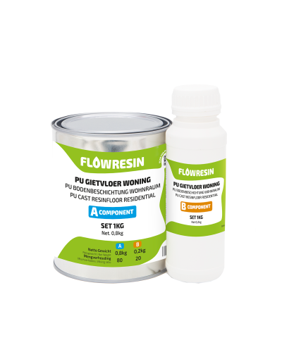 FLOW RESIN PU Gietvloer Reparatieset 1kg